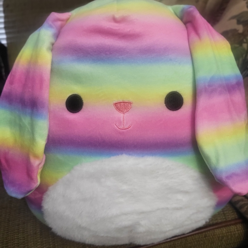 NWT Squishmallows Danya Multicolor Bunny